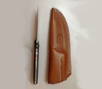 Складной нож Spartan Blades Harsey Folder, клинок черный, сталь CPM-S35VN, рукоять титановый сплав, изображение US Flag 2018