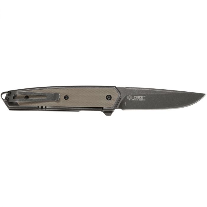 Складной нож CRKT Cinco, сталь D2, рукоять сталь 2CR13