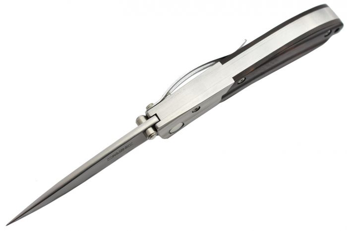 Складной нож Mcusta Shinra Ripple MC-0141G, сталь SG2, рукоять аризонское железное дерево
