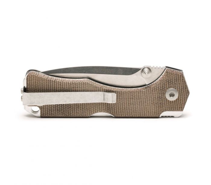 Нож складной Hide Folder, Green Micarta Scales, Crucible CPM® S30V™, Tommaso Rumici Design 7.5 см.