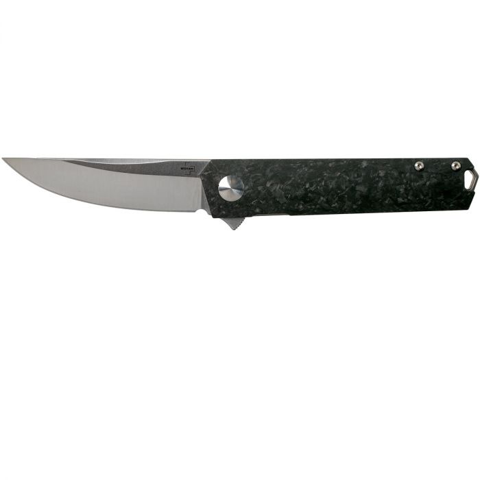 Складной нож Boker Kwaiken Compact Flipper, сталь D2, рукоять титан/карбон
