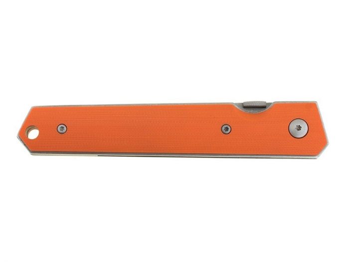 Нож складной Kwaiken Folder Orange (IKBS®), Boker Plus 01BO292, сталь AUS-8 Stonewashed Plain, рукоять стеклотекстолит G10, оранжевый
