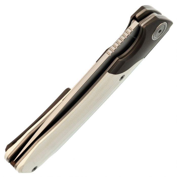 Складной нож Maxace Goliath, cталь SLD-Magic, рукоять G10, белый