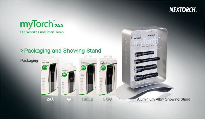 Фонарь светодиодный NexTorch myTorch 2AA Smart LED (NT-MT2AA)