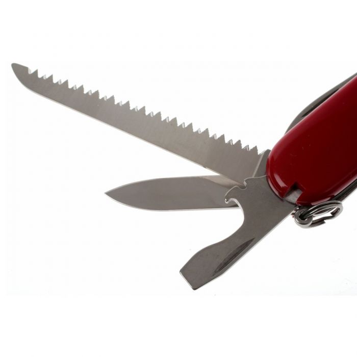 Нож швейцарский Victorinox Camper, сталь X55CrMo14, рукоять Cellidor®, красный