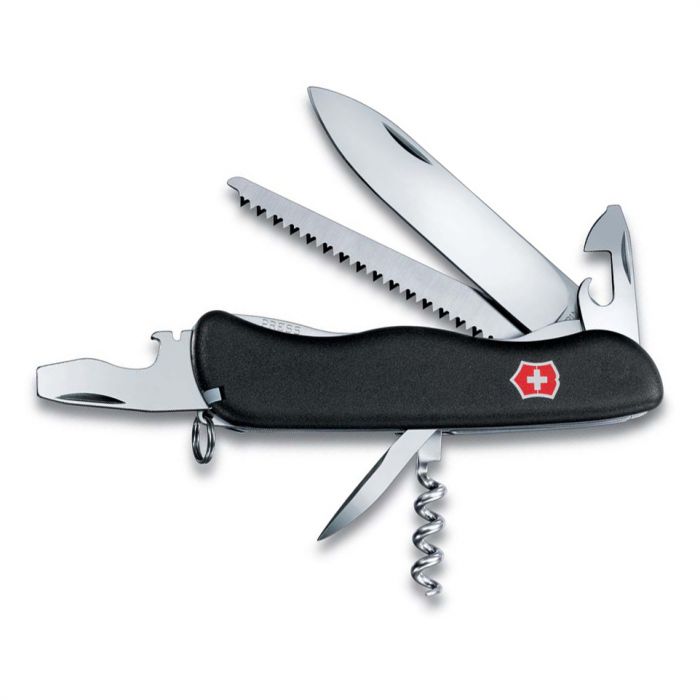 Нож перочинный Victorinox Forester, сталь X50CrMoV15, рукоять нейлон, черный