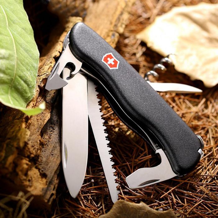 Нож перочинный Victorinox Forester, сталь X50CrMoV15, рукоять нейлон, черный