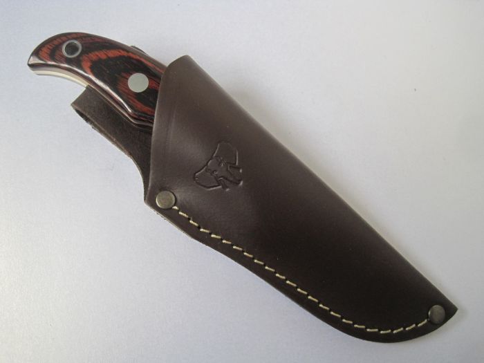 Нож с фиксированным клинком Cudeman Cuchillo Desollador, сталь 440 Stainless Steel, рукоять красное дерево
